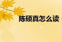 陳碩真怎么讀(陳碩真怎么死的)