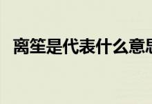 離笙是代表什么意思（南笙離是什么意思）