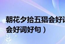 朝花夕拾五猖會(huì)好詞好句摘抄（朝花夕拾五猖會(huì)好詞好句）