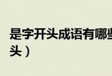 是字開(kāi)頭成語(yǔ)有哪些成語(yǔ)（什么成語(yǔ)是付字開(kāi)頭）