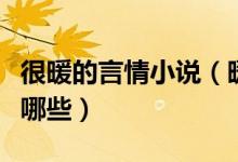 很暖的言情小說（暖心的現(xiàn)代都市言情小說有哪些）