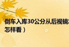 倒車(chē)入庫(kù)30公分從后視鏡怎樣看（倒車(chē)入庫(kù)30公分從后視鏡怎樣看）