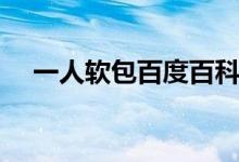 一人軟包百度百科（一人軟包是啥意思）