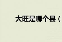 大旺是哪個(gè)縣（大旺是哪個(gè)城市的）