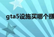 gta5設(shè)施買(mǎi)哪個(gè)賺錢(qián)（gta5設(shè)施買(mǎi)哪個(gè)）