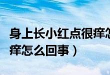 身上長小紅點(diǎn)很癢怎么治療（身上長小紅點(diǎn)很癢怎么回事）