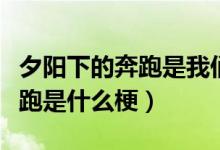 夕陽(yáng)下的奔跑是我們逝去的青春（夕陽(yáng)下的奔跑是什么梗）