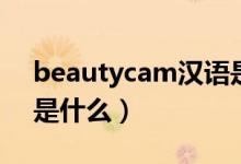 beautycam漢語是什么（beautycam漢語是什么）