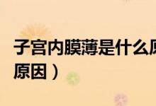 子宮內(nèi)膜薄是什么原因呢（子宮內(nèi)膜薄是什么原因）