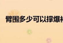臂圍多少可以撐爆袖口（臂圍多少算強(qiáng)壯）
