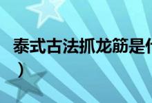 泰式古法抓龍筋是什么（泰式抓龍筋什么意思）