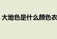 大地色是什么顏色衣服（大地色是什么顏色）