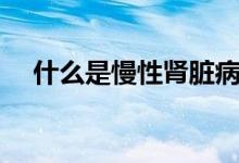 什么是慢性腎臟病（什么是慢性結(jié)膜炎）