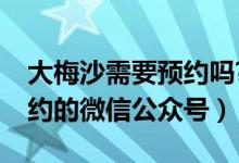 大梅沙需要預(yù)約嗎?怎么預(yù)約（大梅沙怎么預(yù)約的微信公眾號(hào)）