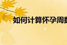 如何計算懷孕周數(shù)（如何計算排卵期）