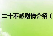 二十不惑劇情介紹（二十不惑劇情簡(jiǎn)單介紹）