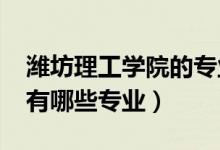 濰坊理工學(xué)院的專業(yè)（2022年濰坊理工學(xué)院有哪些專業(yè)）