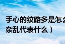 手心的紋路多是怎么回事?。ㄊ中募y路很多且雜亂代表什么）