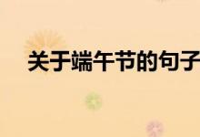 關(guān)于端午節(jié)的句子（有關(guān)端午句子盤點(diǎn)）