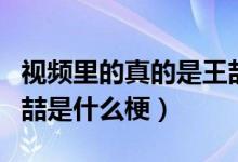 視頻里的真的是王喆嗎(求科普今天都說(shuō)的王喆是什么梗)