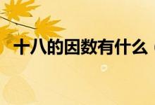 十八的因數(shù)有什么（十八的因數(shù)有哪幾個(gè)）