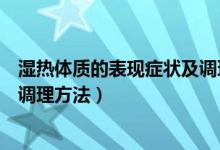 濕熱體質(zhì)的表現(xiàn)癥狀及調(diào)理方法論（濕熱體質(zhì)的表現(xiàn)癥狀及調(diào)理方法）