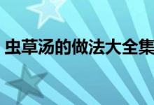 蟲(chóng)草湯的做法大全集（蟲(chóng)草湯的做法南振軍）