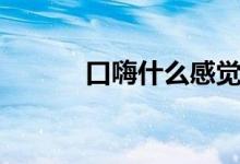 口嗨什么感覺（口嗨什么意思）