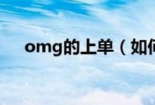 omg的上單（如何評(píng)價(jià)omg中單icon）
