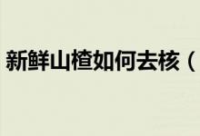 新鮮山楂如何去核（山楂核怎樣才能洗干凈）