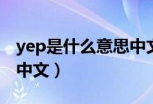 yep是什么意思中文怎么讀(yep是什么意思中文)