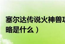 塞爾達傳說火神獸攻略（塞爾達傳說火神獸攻略是什么）