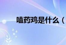 嗑藥雞是什么（嗑藥雞是什么意思）
