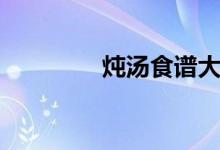燉湯食譜大全（燉湯簡(jiǎn)介）