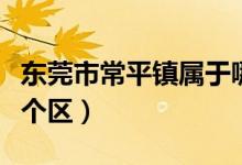 東莞市常平鎮(zhèn)屬于哪個區(qū)（東莞市屬于廣東哪個區(qū)）