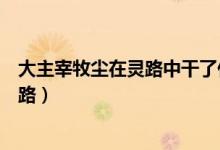 大主宰牧塵在靈路中干了什么（大主宰牧塵為什么被逐出靈路）