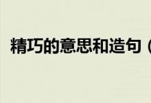 精巧的意思和造句（精巧的意思 精巧造句）