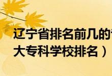 遼寧省排名前幾的?？茖W(xué)校（2022年遼寧十大?？茖W(xué)校排名）
