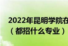 2022年昆明學(xué)院在安徽招生計(jì)劃及招生人數(shù)（都招什么專業(yè)）