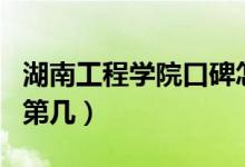 湖南工程學院口碑怎么樣好就業(yè)嗎（全國排名第幾）