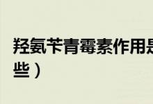 羥氨芐青霉素作用是什么（羥氨芐青霉素有哪些）