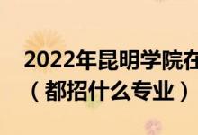 2022年昆明學(xué)院在廣東招生計(jì)劃及招生人數(shù)（都招什么專業(yè)）