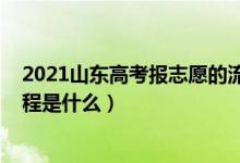 2021山東高考報志愿的流程（2022山東填報高考志愿的流程是什么）