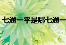 七通一平是哪七通一平（七通一平是哪七通）