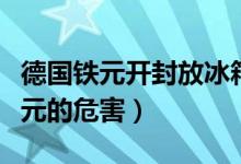 德國鐵元開封放冰箱一年還可以喝嗎（德國鐵元的危害）