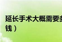 延長手術(shù)大概需要多少錢（延長手術(shù)需要多少錢）