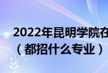 2022年昆明學(xué)院在河北招生計(jì)劃及招生人數(shù)（都招什么專業(yè)）