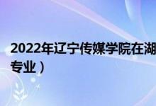 2022年遼寧傳媒學院在湖南招生計劃及招生人數（都招什么專業(yè)）