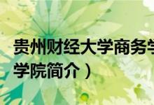 貴州財經(jīng)大學(xué)商務(wù)學(xué)院怎么樣（財經(jīng)大學(xué)商務(wù)學(xué)院簡介）