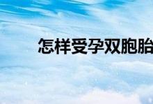 怎樣受孕雙胞胎幾率大（怎樣受孕）